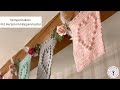 Wimpelkette häkeln / Noppen-Muster / Herz häkeln / DIY für Garten und Balkon