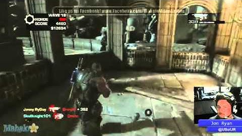 Gears of War 3 Horde Mode Gridlock First Attempt with JR Wave 181645