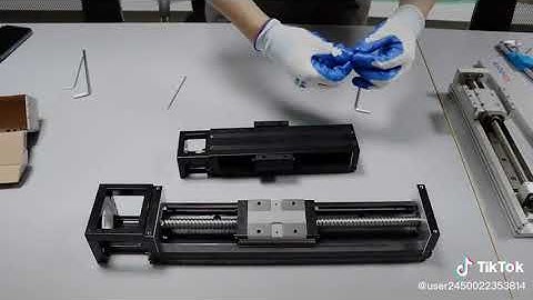 How to install linear motion module single axis robot KK?