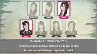 [Color Coded] SKE48 - Aozora Kataomoi (Langit biru cinta searah) Lyrics KAN/ROM/IND
