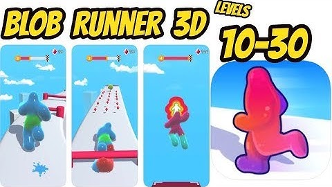 Blob Runner 3D Game Gameplay Walkthrough All levels 10-30- Enjoy this runner where you can lose body