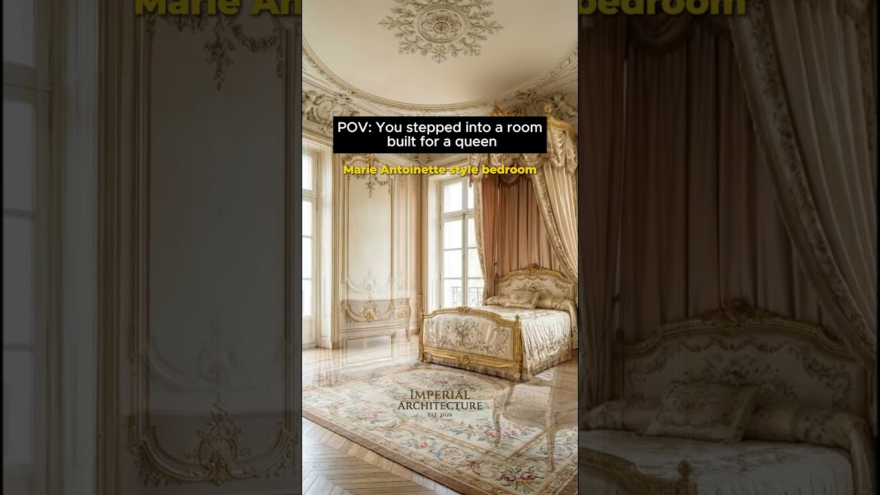 Marie Antoinette’s Bedroom Style | French Royal Palace Interior Design