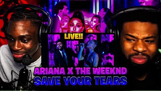 BabantheKidd FIRST TIME reacting to The Weeknd \& Ariana Grande – Save Your Tears Live at iHeart!!