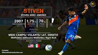 Stiven - Meio Campo / Volante / Lat. Dir (Midfielder / Def. Midfielder / Right Back) - 2026