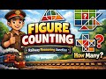 @ft Railway Reasoning Junction #shorts #resoning #Figure counting # RRB NTPC 2024 (PART -1)