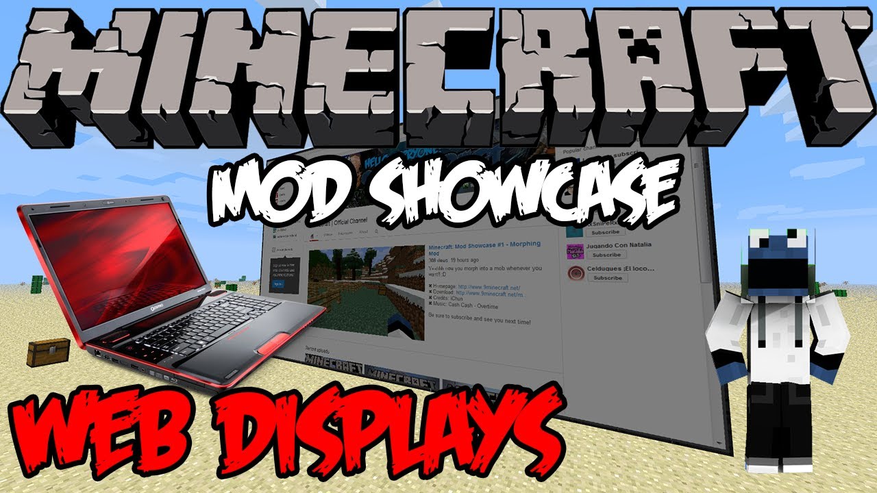 моды на майнкрафт 1.7.10 web displays #3