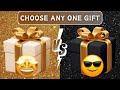 Pick one gift box challenge  quiz and gift world 
