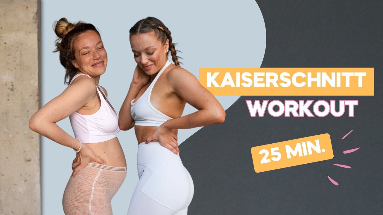 25 MIN Rückbildung Workout 🤱 sichere Übungen nach Kaiserschnitt & bei Rektusdiastase / Postpartum