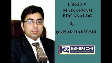 ESE-2019 Mains EDC ANALOG Classes PART- 1 By IES-Topper