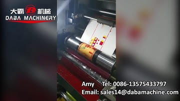 6 color label flexo graphic printing machine RY 320 6C