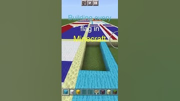 Building every flag in Minecraft Part 11: Argentina #shorts