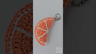 🍊 Брелок АПЕЛЬСИН из рафии | Яркий летний аксессуар