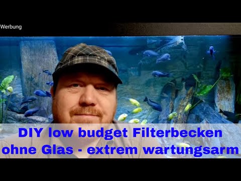 DIY Filterbecken ohne Glas selber bauen für mein 576 Liter Tropheus Aquarium