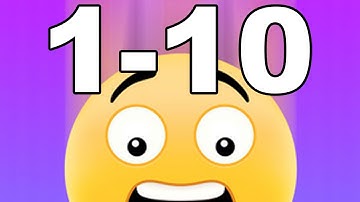 Emoji Drop - Gameplay Walkthrough Part 1 - Levels 1-10 (iOS)