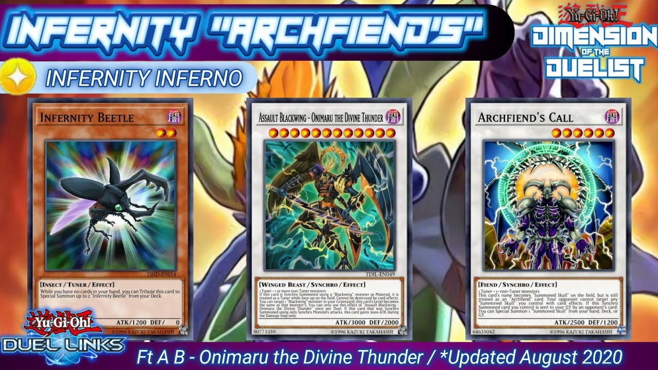 Infernity "Archfiend's" Ft AB - Onimaru the Divine Thunder || Yu-Gi-Oh! Duel Links