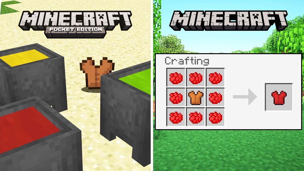 Top 5 differences between Minecraft Java Edition and Pocket Edition