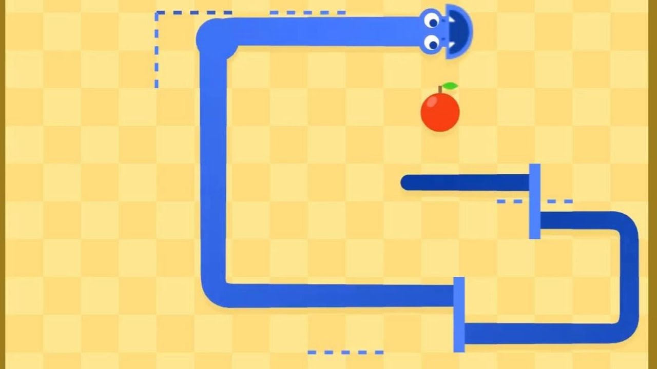 Google Snake Gate Mode - 25 apples in 29s 135ms (1 apple / Speed Fast / Size Standard)
