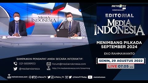 Bedah Editorial MI : Menimbang Pilkada September 2024