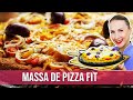 MASSA DE PIZZA FIT SEM GLÚTEN SEM LEITE SEM OVO + MOLHO TOMATE CASEIRO