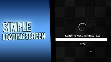 How to make a SIMPLE Loading Screen in Roblox Studio
