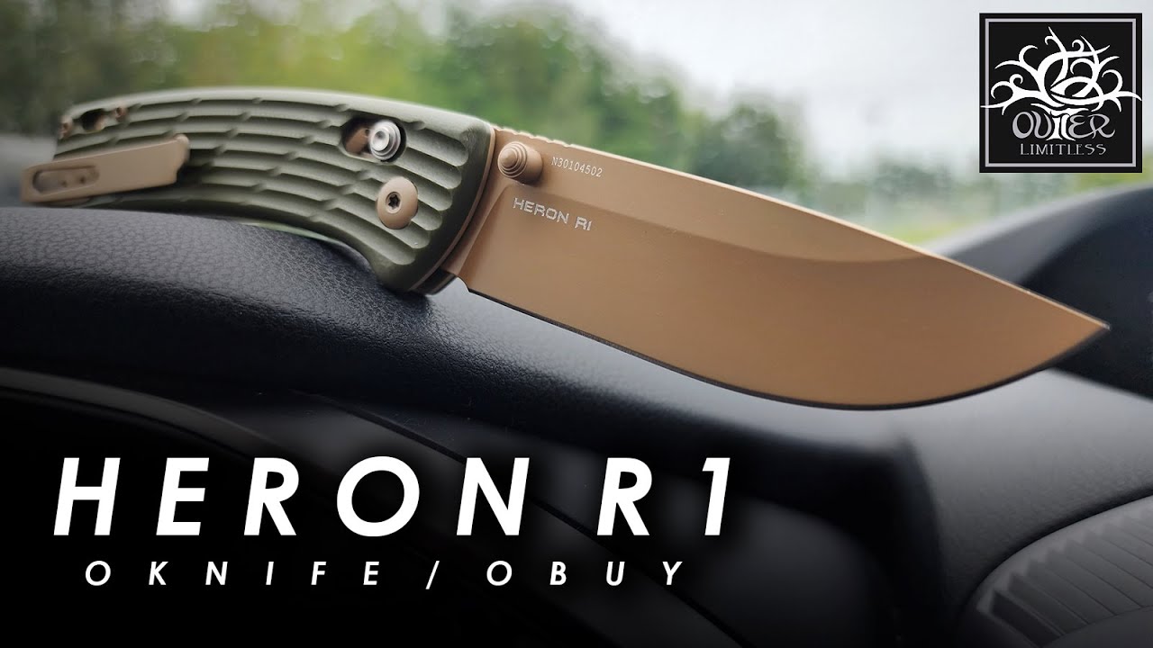 Oknife Heron R1: Great Utility & EDC Style - Cerakote Cool!! - YouTube