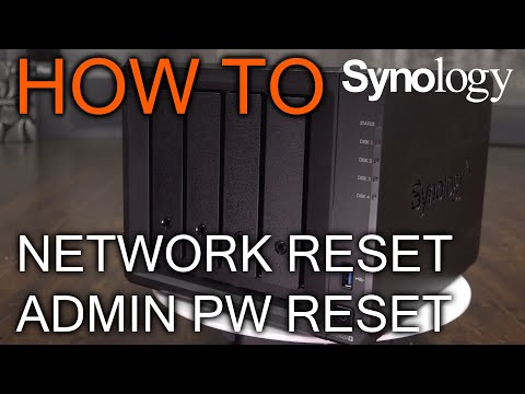 How to Soft Reset Synology DiskStation (Network Setting and Admin Password) Mode 2