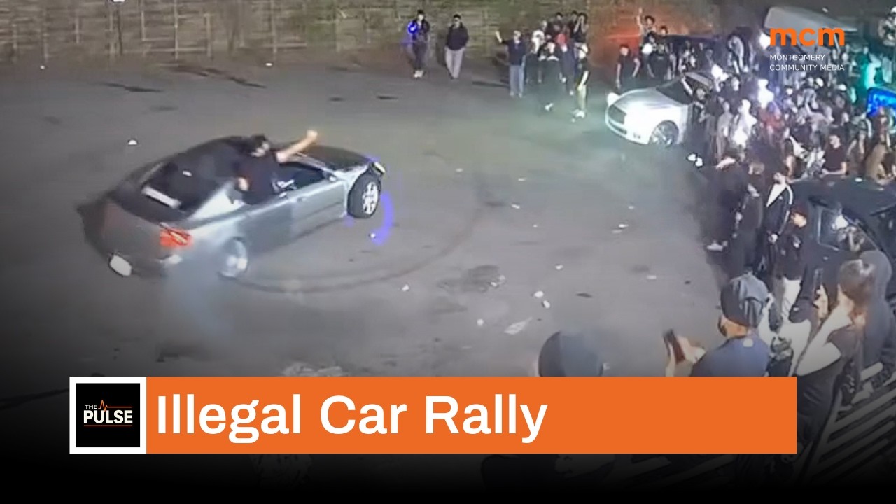 Illegal car rally takes place in Rockville parking lot