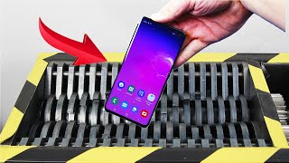 Turbo Shredder VS Samsung Galaxy S10 Satisfying The Crusher