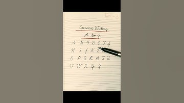 cursive writing capital letters a to z ✍️ #shorts #youtubeshorts