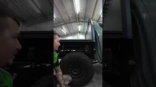 Part 3 DIY tray and canopy install series on the hilux! #tray #canopy #4x4 #autospec4x4