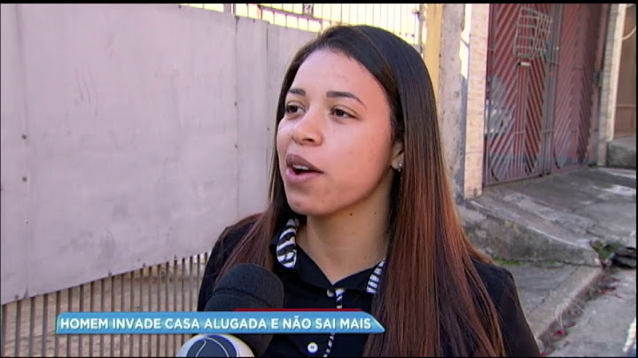 Homem invade casa e diz que só vai sair do imóvel com ordem judicial