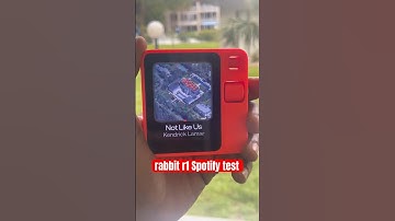 Testing out Spotify on the rabbit r1 - Not Like Us #rabbitr1 #kendricklamar #Spotify #notlikeus