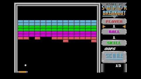 super breakout for Atari ST