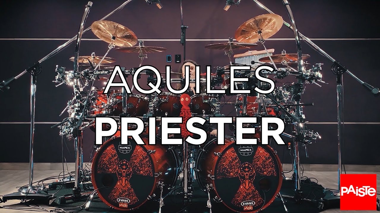 PAISTE CYMBALS   Aquiles Priester Dragonforce   Through The Fire And Flames