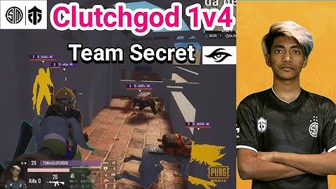 Clutchgod 1v4 clutch in PMWL against team secret | full fight Analysis