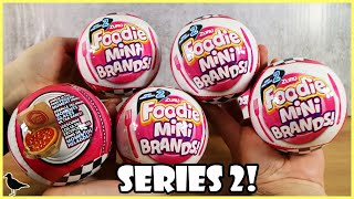 Zuru 5 Surprise Series 2 Foodie Mini Brands Opening! Scented Found! | Birdew Reviews