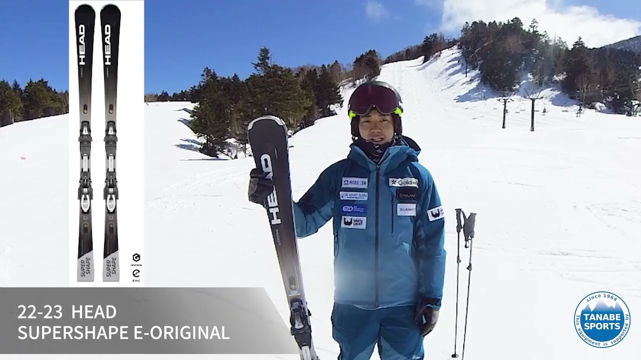 SUPERSHAPE E ORIGINAL＜2023＞HEAD ヘッド スキー板 - YouTube