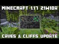 Minecraft 1.17 - Snapshot 21w10a - Lush Caves & Texture Tweaks!