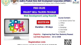 APSSDC Training on Web Development