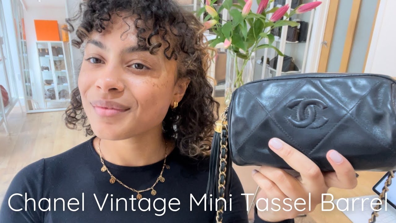 Chanel Vintage Mini Tassel Barrel Review 