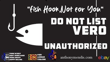 Fish Hook,Not for You - Do Not List - VeRO Unauthorized