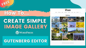 How to Create an Image Gallery in WordPress