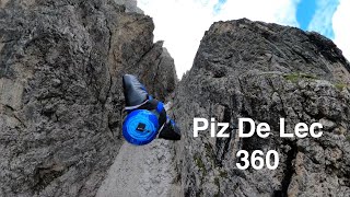 VR Wingsuit BASE jump - Dolomites Wingsuit Flying