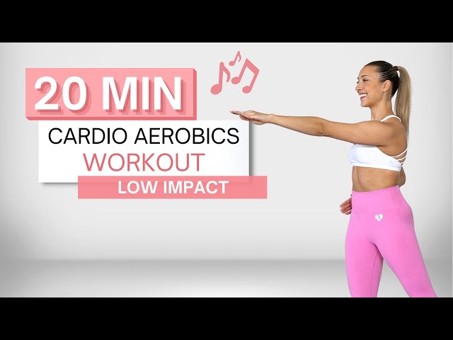 20 min CARDIO AEROBICS WORKOUT | To The Beat ♫ | All Standing | Low Impact | No Squats class=