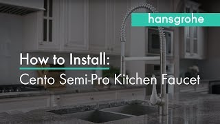 Hansgrohe Cento Semi Pro Kitchen Faucet