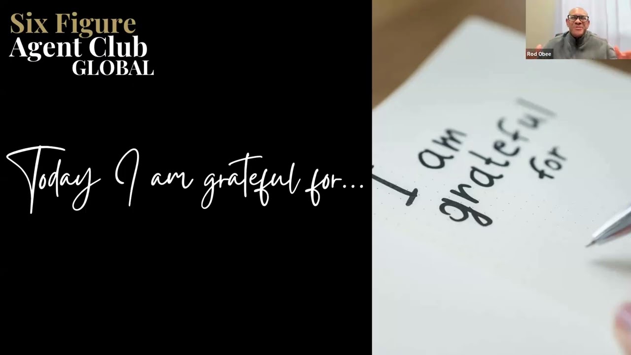 Friday Mastermind with Rod Obee | Mindset, Strategy, and Agent Growth