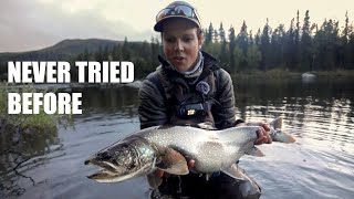 First time fishing legendary stream Sjöforsen