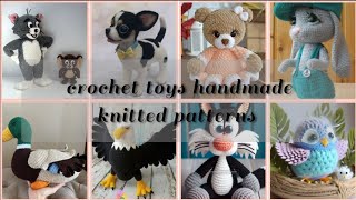 crochet woolen toys handmade knitted toys from wool #crochet #fashion #trending