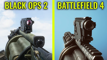 Call of Duty Black Ops 2 vs Battlefield 4 - Weapons Comparison