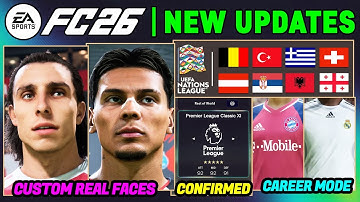 EA SPORTS FC 26 NEWS | NEW CONFIRMED Updates, Real Faces & Licenses ✅